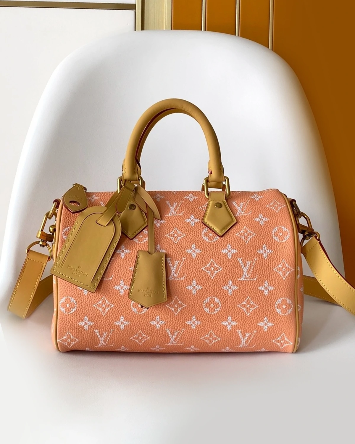 Speedy P9 Bandoulière 25 “Summer Peach”