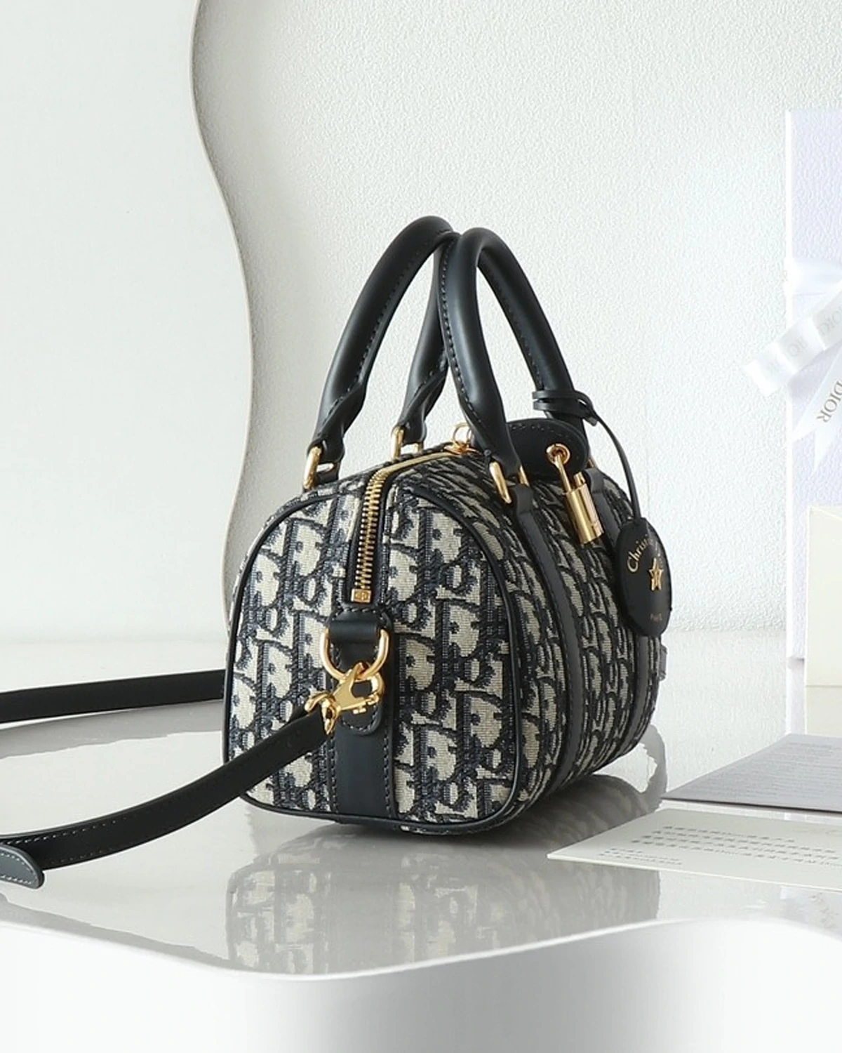 Groove 20 Bag “Blue Oblique Jacquard”