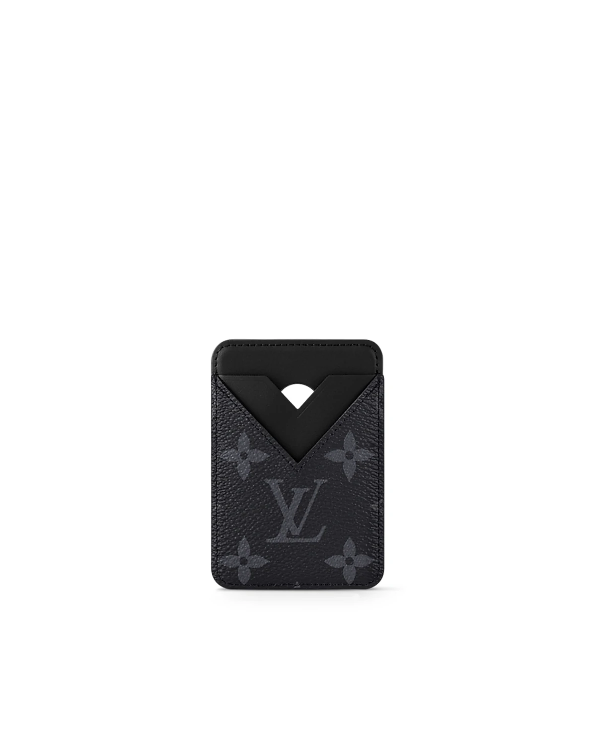 Magnetic Card Holder “Black Monogram Eclipse Canvas”