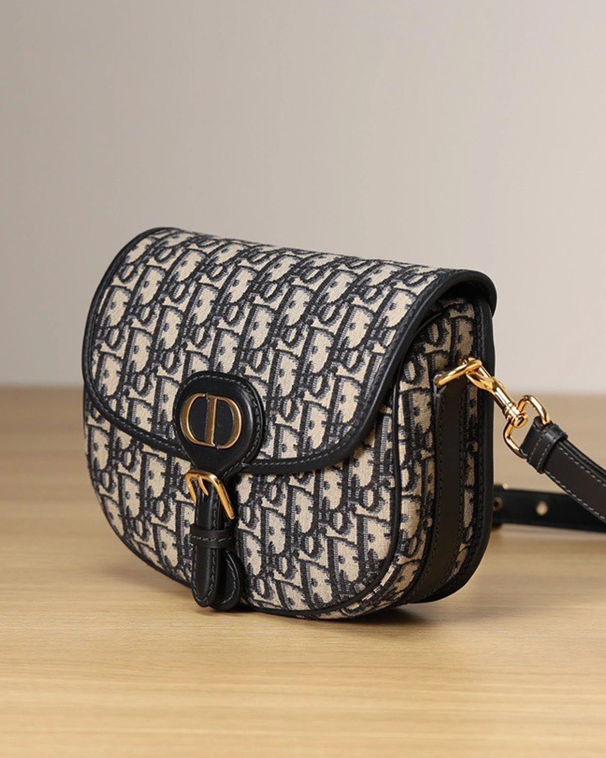 Medium Bobby Bag “Blue Oblique Jacquard”