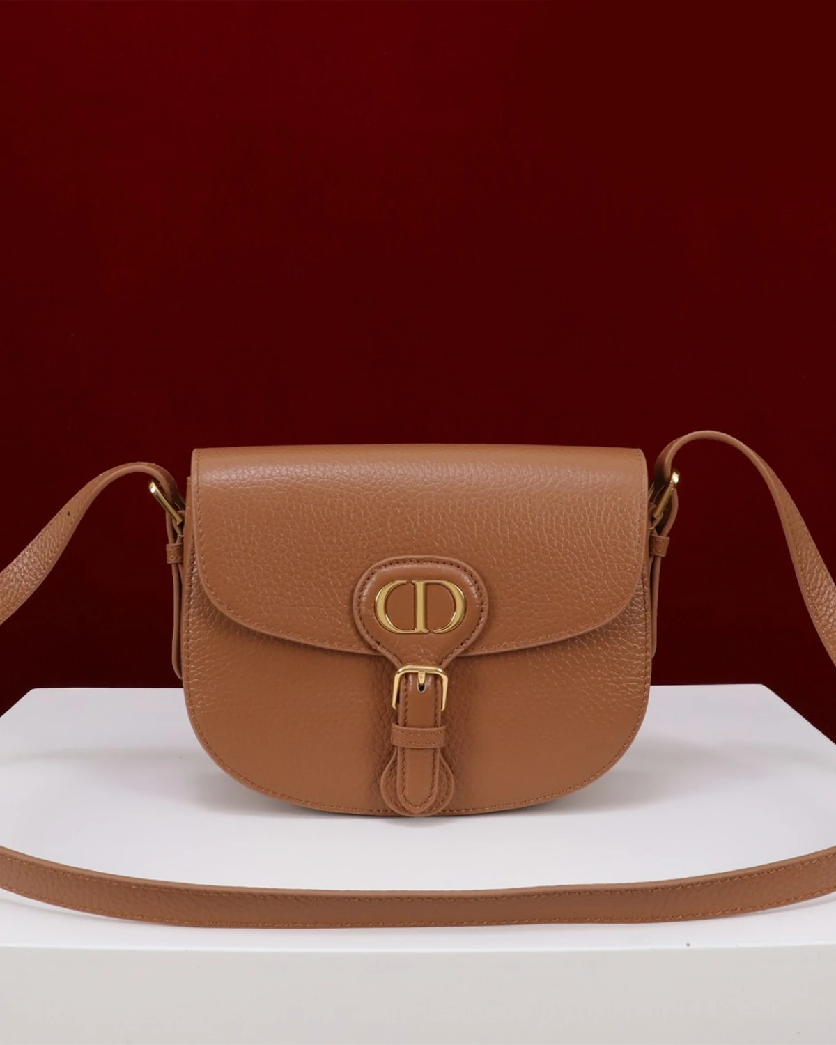 Medium Bobby Bag “Camel Grained Calfskin”