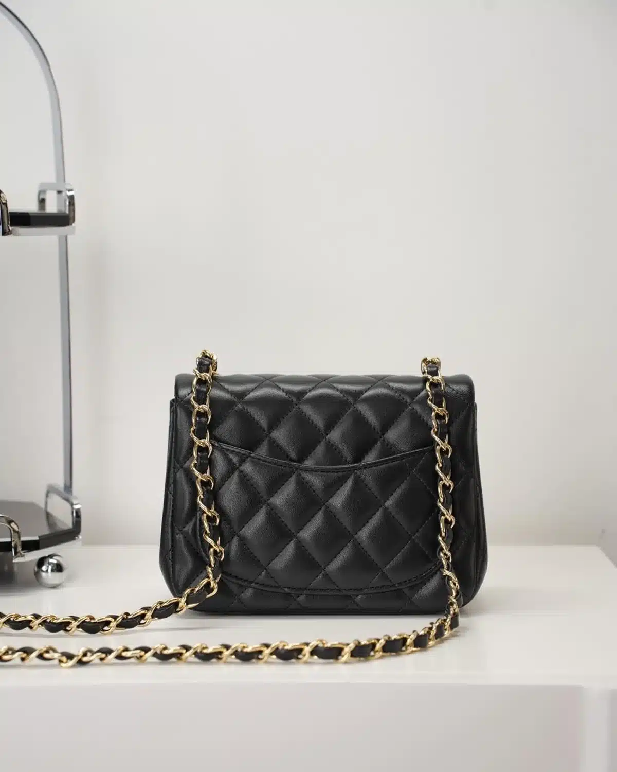 Mini Classic Handbag Lambskin Black