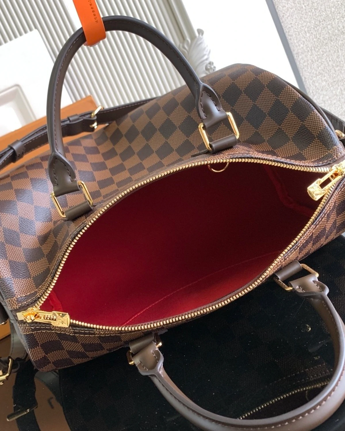 Rebce Speedy Bandoulière 30 “Damier Ebene”
