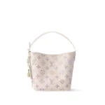 Rebce All In BB Dream Cream Gradient crossbody bag crafted from embossed grained leather with foldable design.