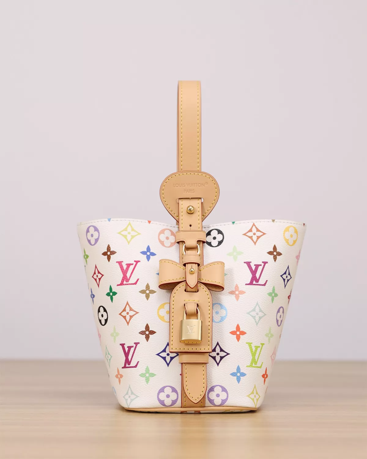 Rebce All In BB Multicolor Murakami Edition crossbody bag with rainbow Monogram canvas and playful details.