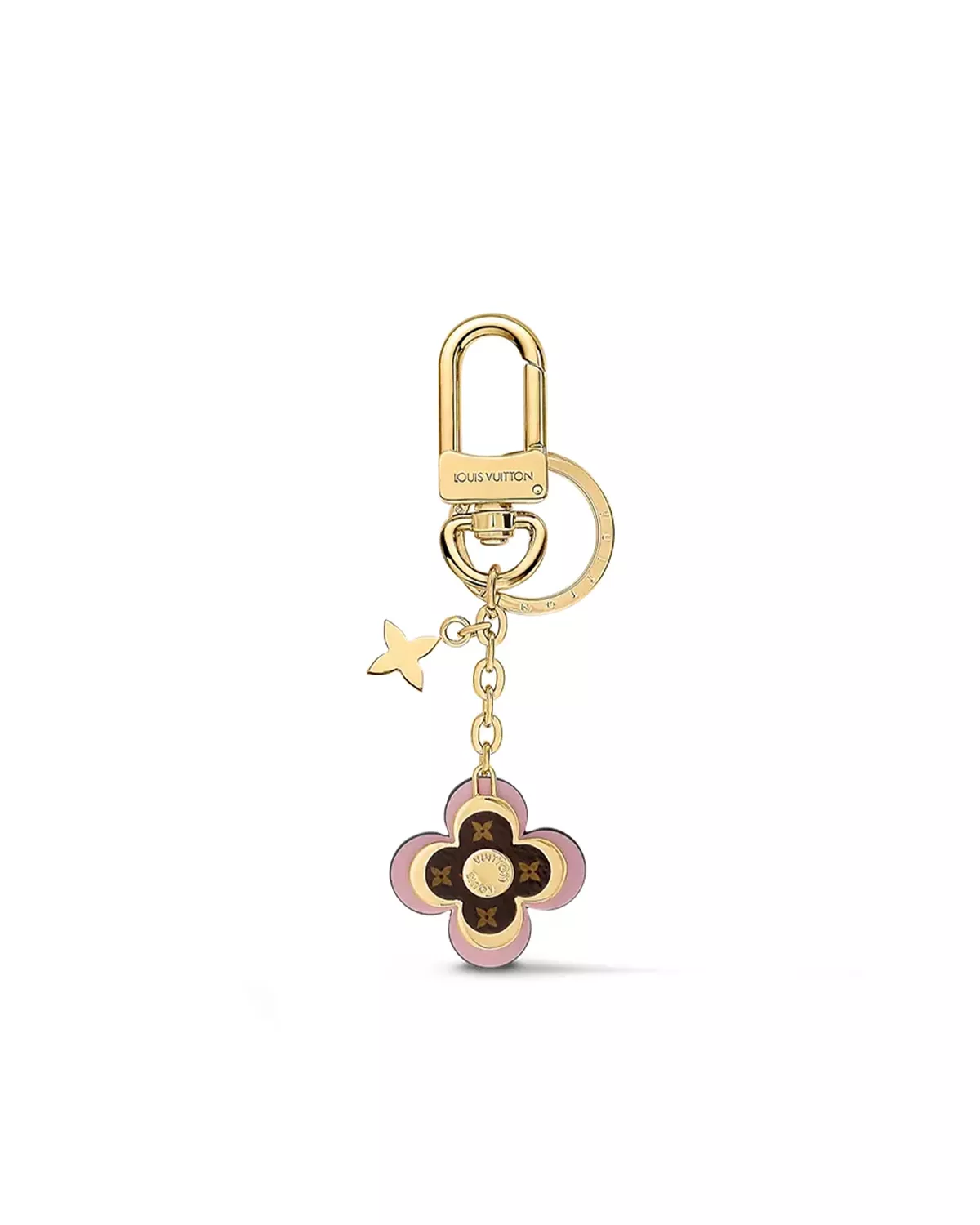 rebce, All Accessories, Bag Charms & Key Holders, Everyday Essentials Blooming Flowers BB Bag Charm and Key Holder “Pink”