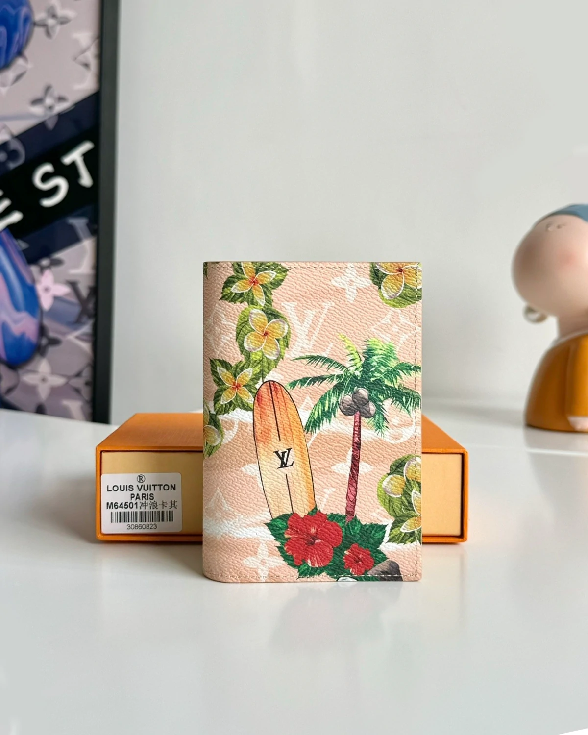 Rebce Passport Cover “Monogram Surfin”