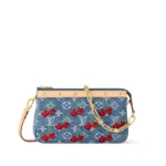 rebce, All Bags, Shoulder & Crossbody Bags, Limited Edition Pochette Accessoires “LV x TM Cherry Denim”
