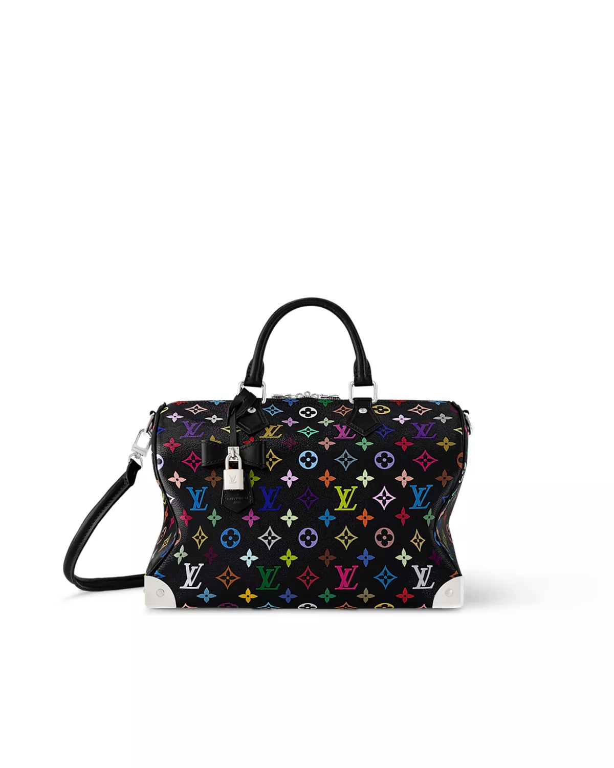 rebce, All Bags, Travel Bags, Limited Edition Speedy Soft 30 “LV x TM Rainbow Monogram”