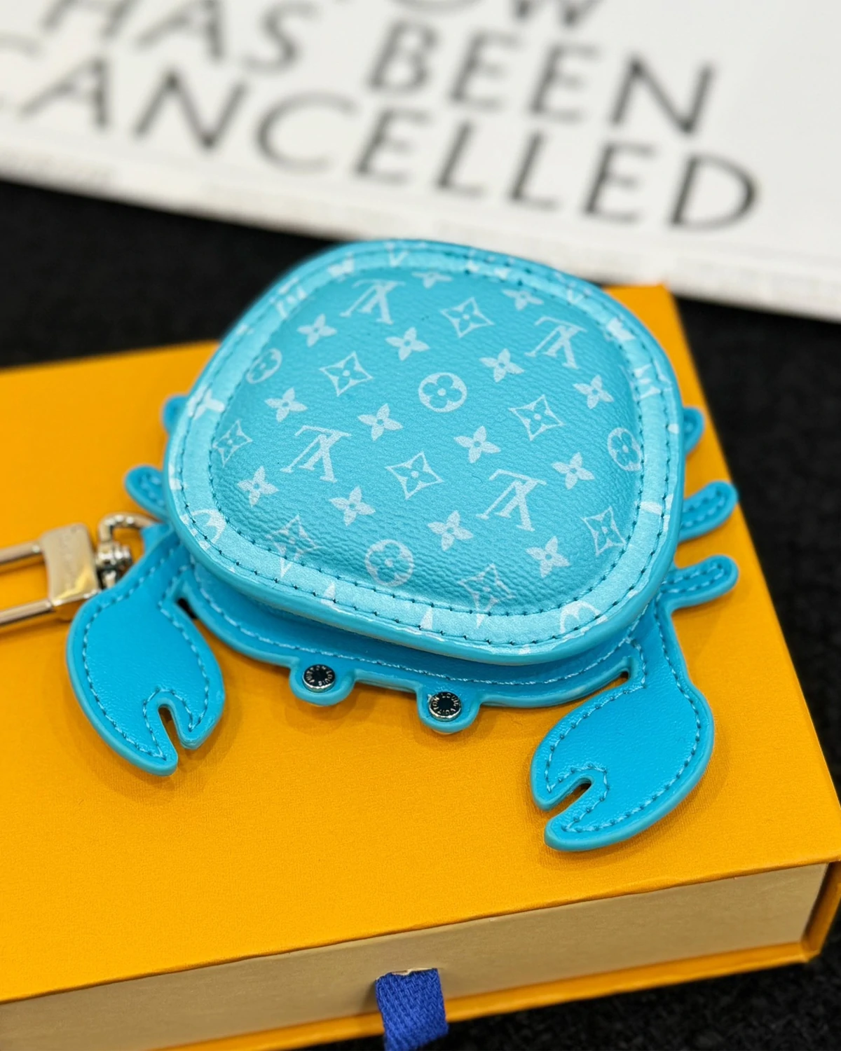 Rebce Crab Bag Charm “Blue”