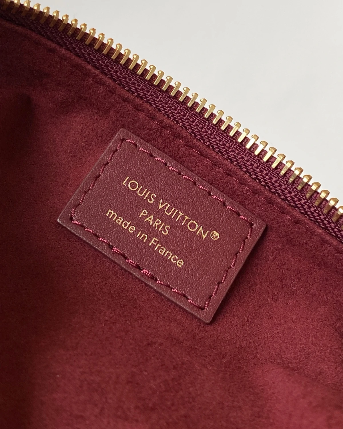 Rebce Pochette LV BLoom “Grenat Red”