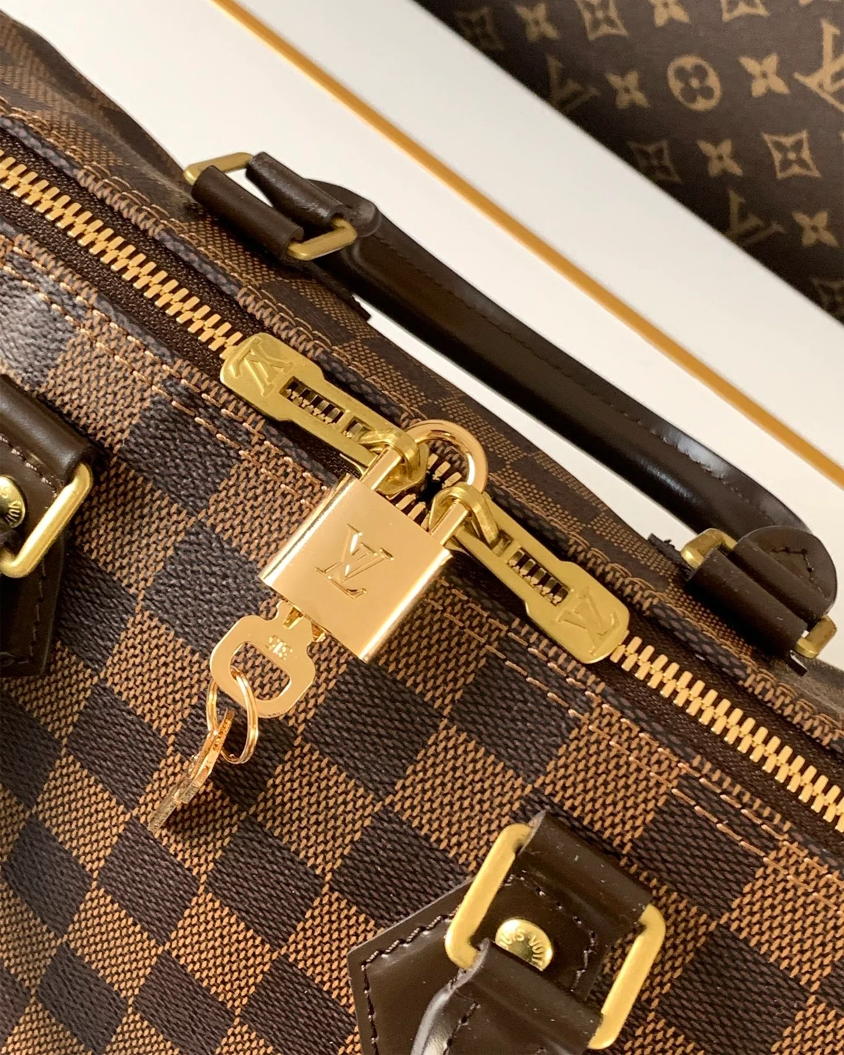 Speedy Bandoulière 25 “Damier Ebene”