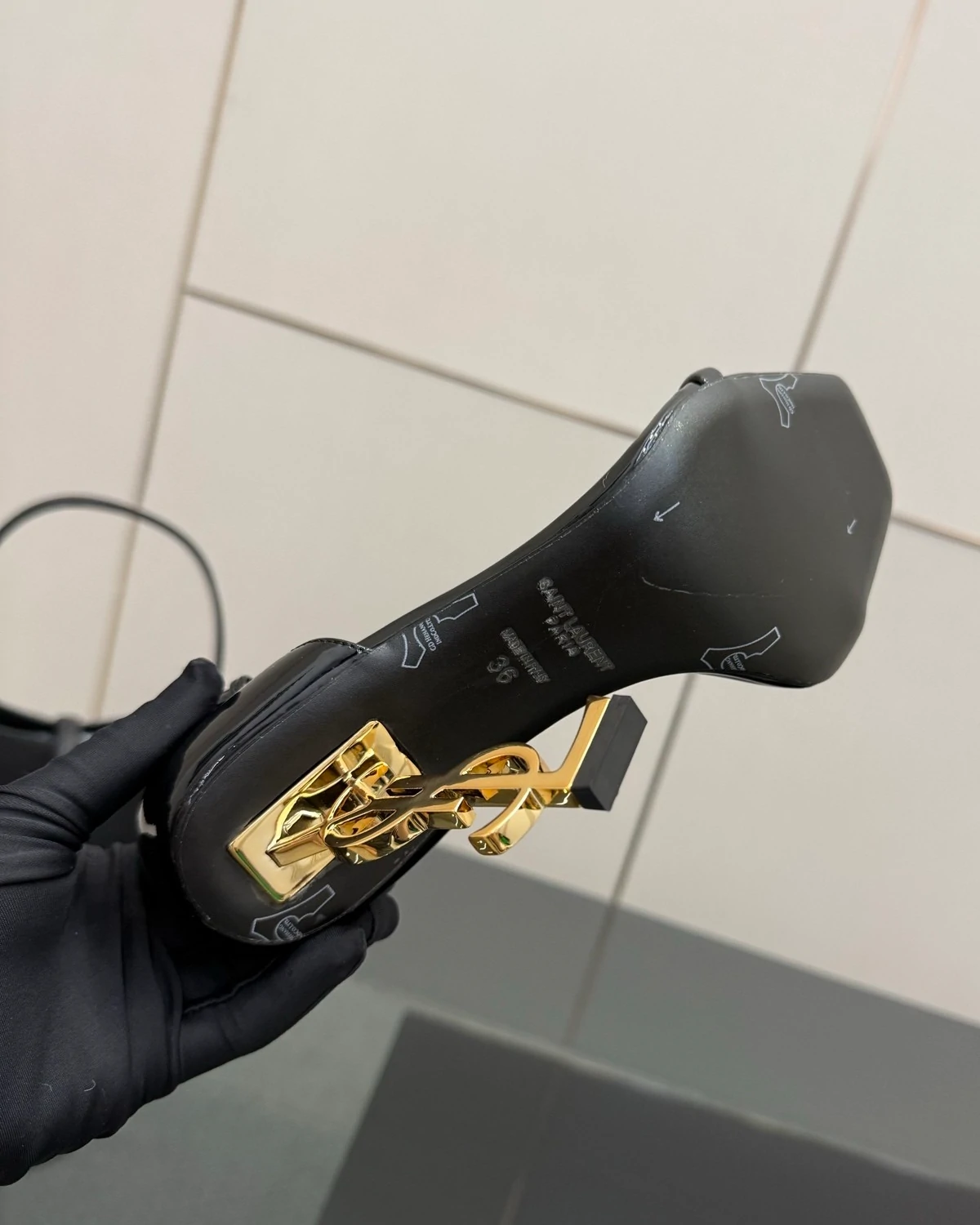 Opyum Sandals in patent leather