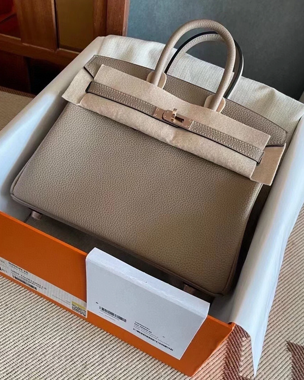 Birkin 30 Togo “Gris Tourterelle”