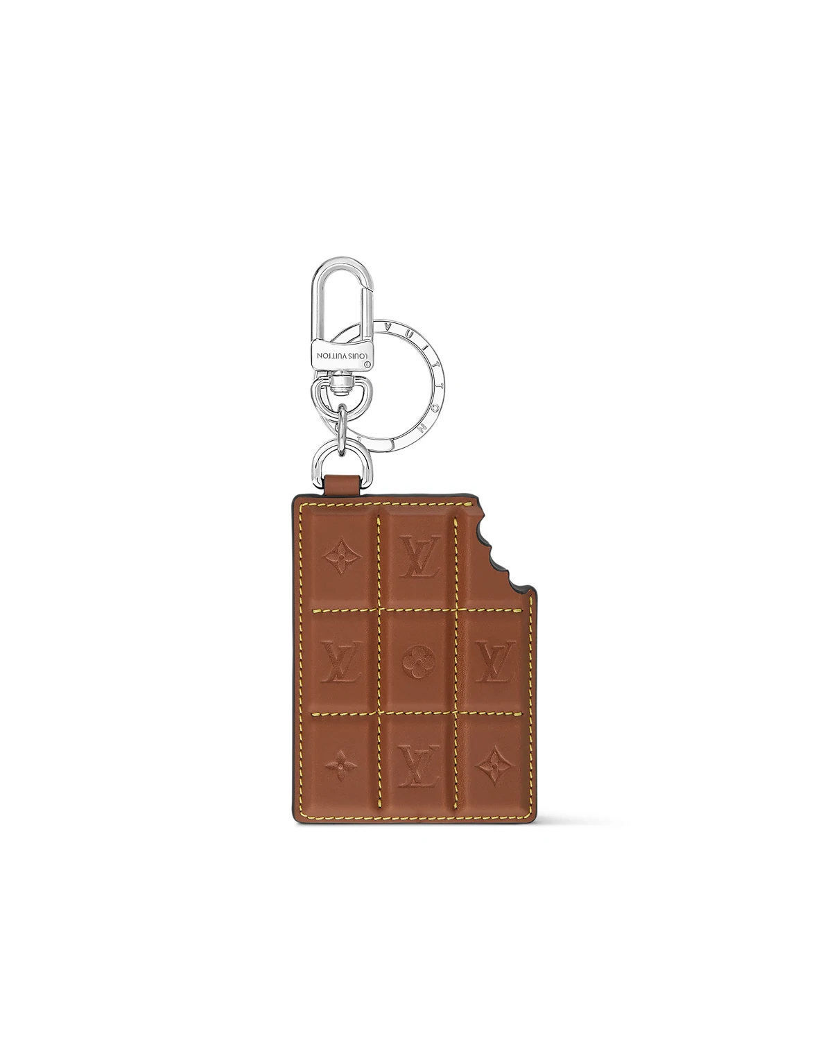 Chocolate Bar Bag Charm Keychain