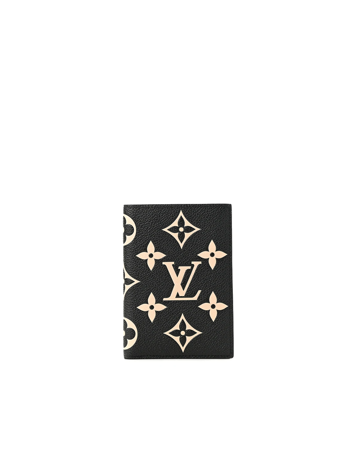 Empreinte Monogram Giant Passport Cover “Black Beige”