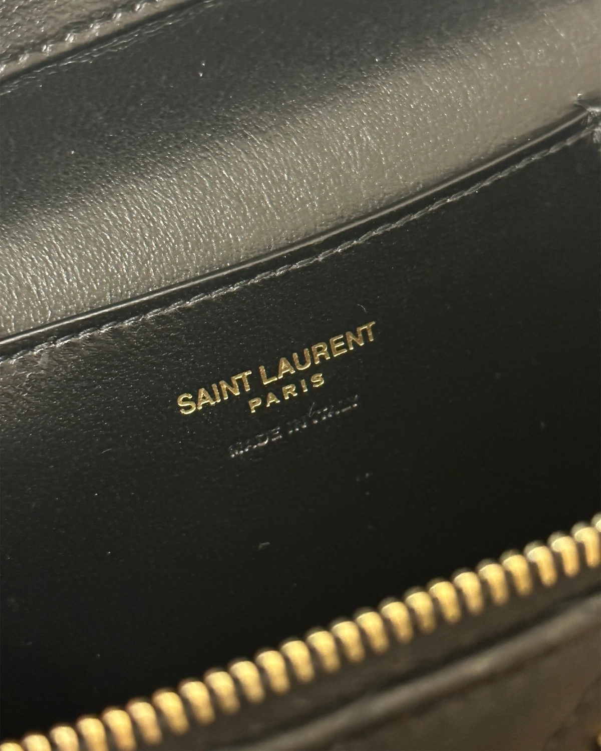 GABY micro lambskin cosmetic bag