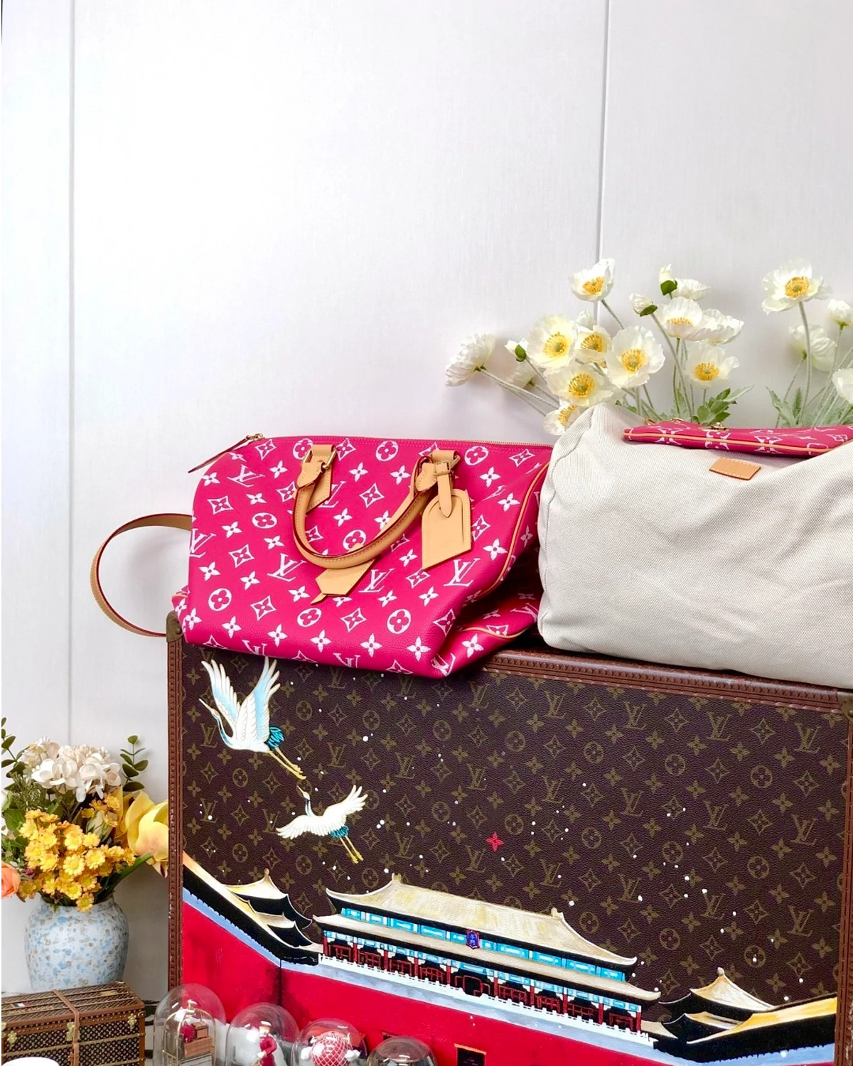 Speedy P9 Bandoulière 40 “Hot Pink”