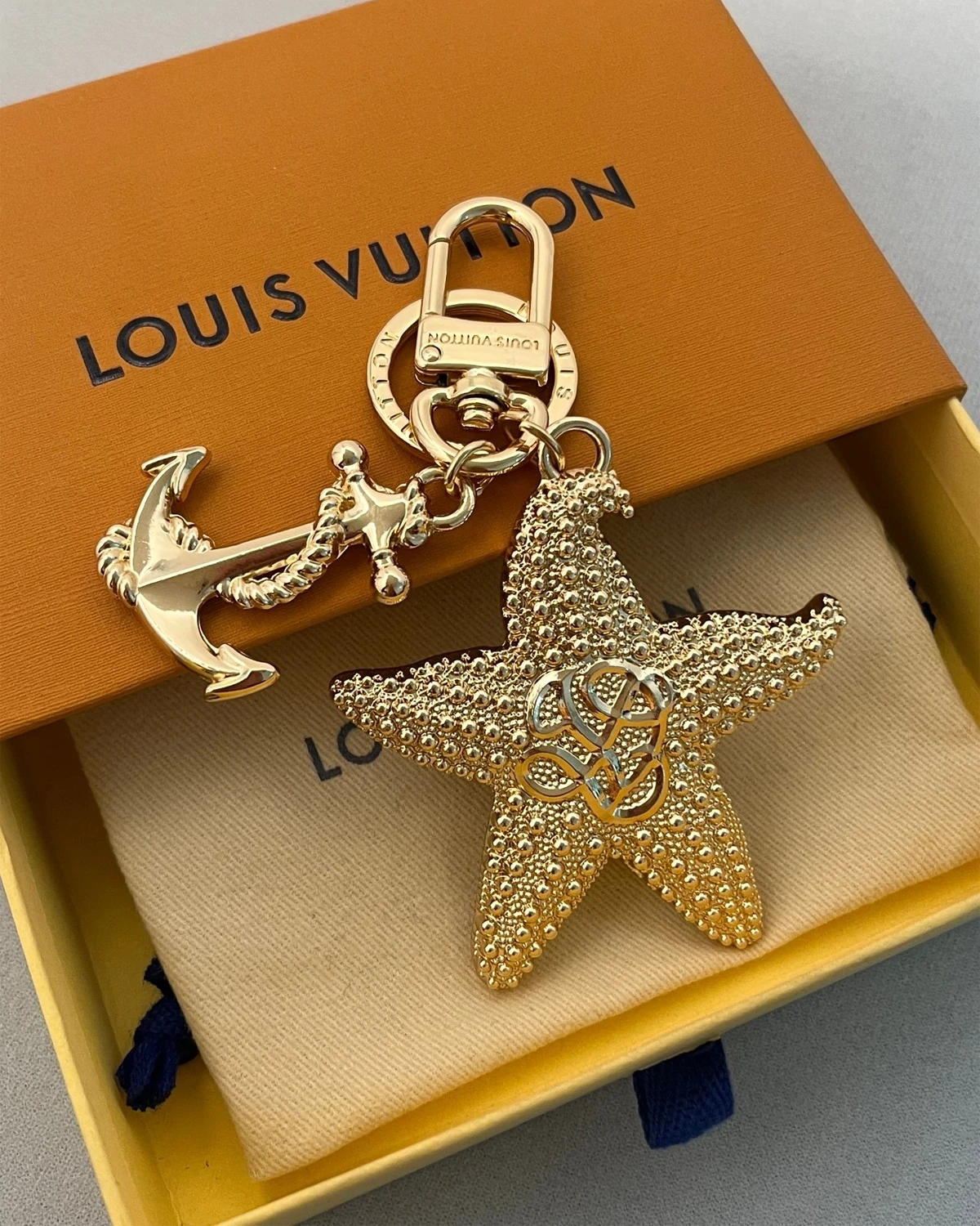 Starfish Key Holder and Bag Charm
