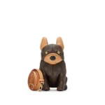 Brown Monogram Coated Canvas Pooch Dog Bag