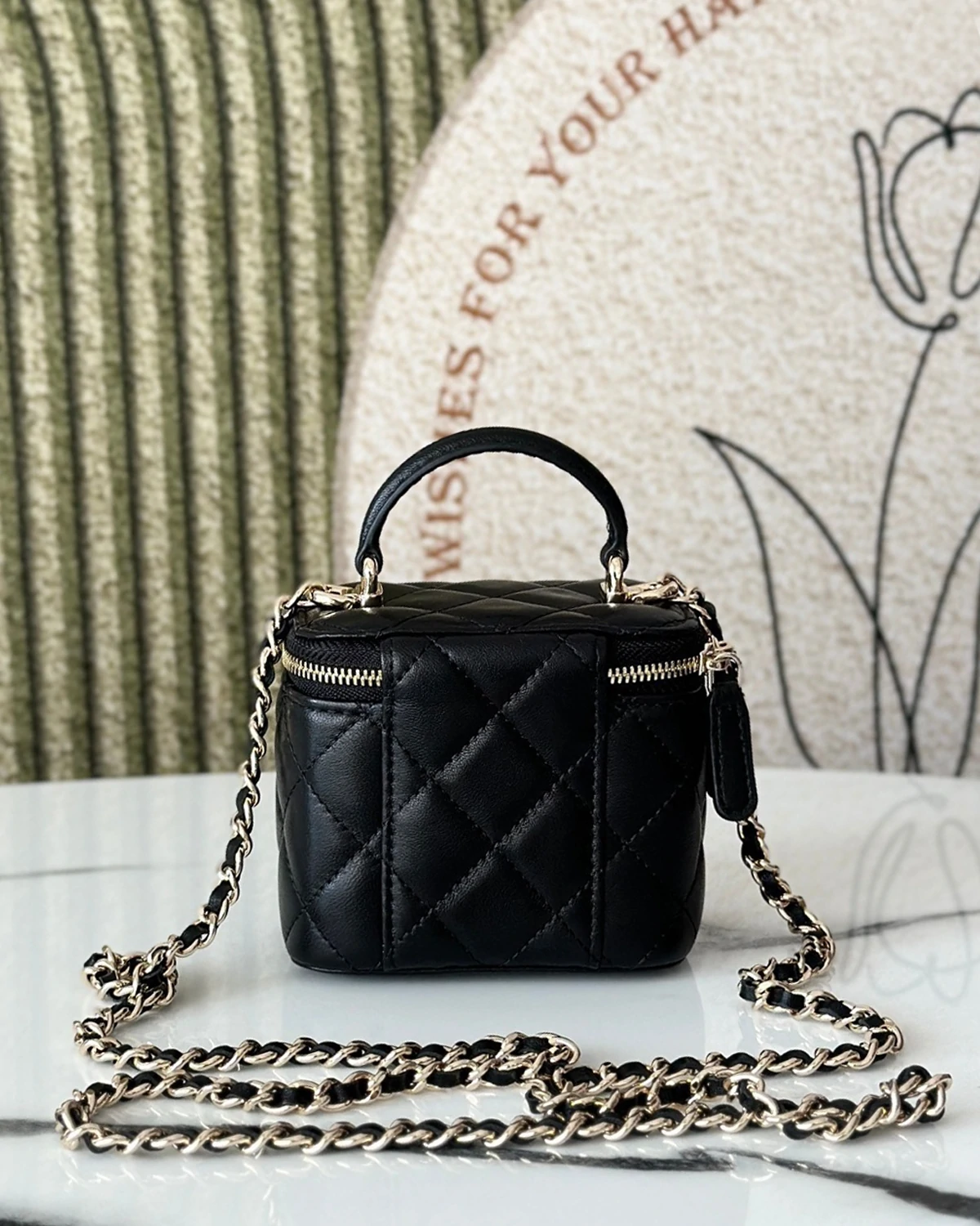 Mini Top Handle Vanity “Black”