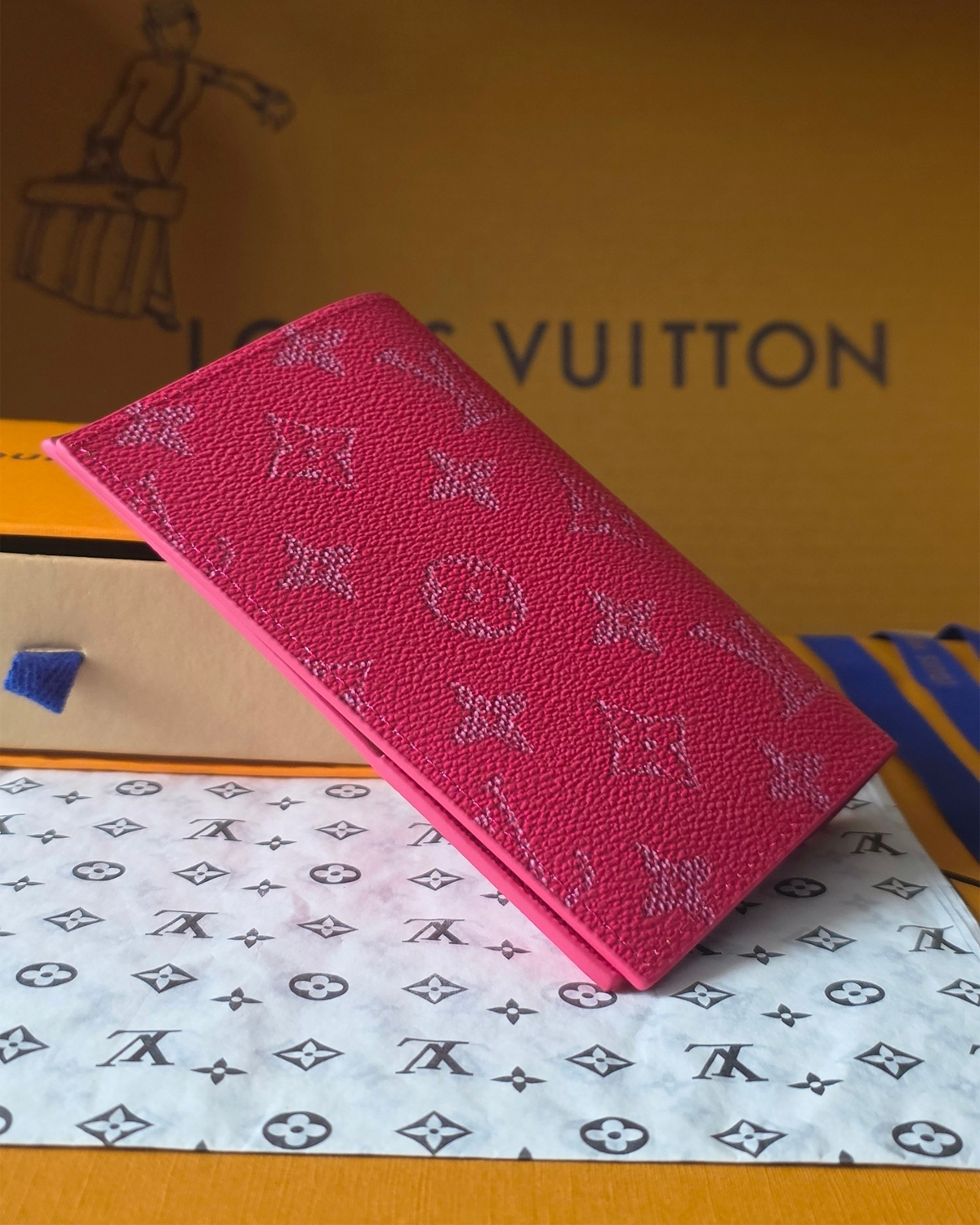 Passport Cover “Rose Pondichery”