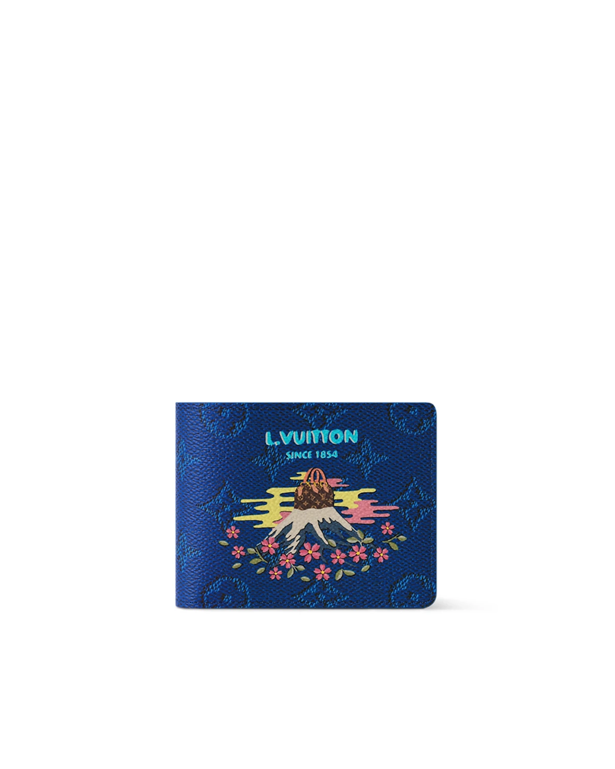 Slender Wallet “Monogram Heritage Blue”