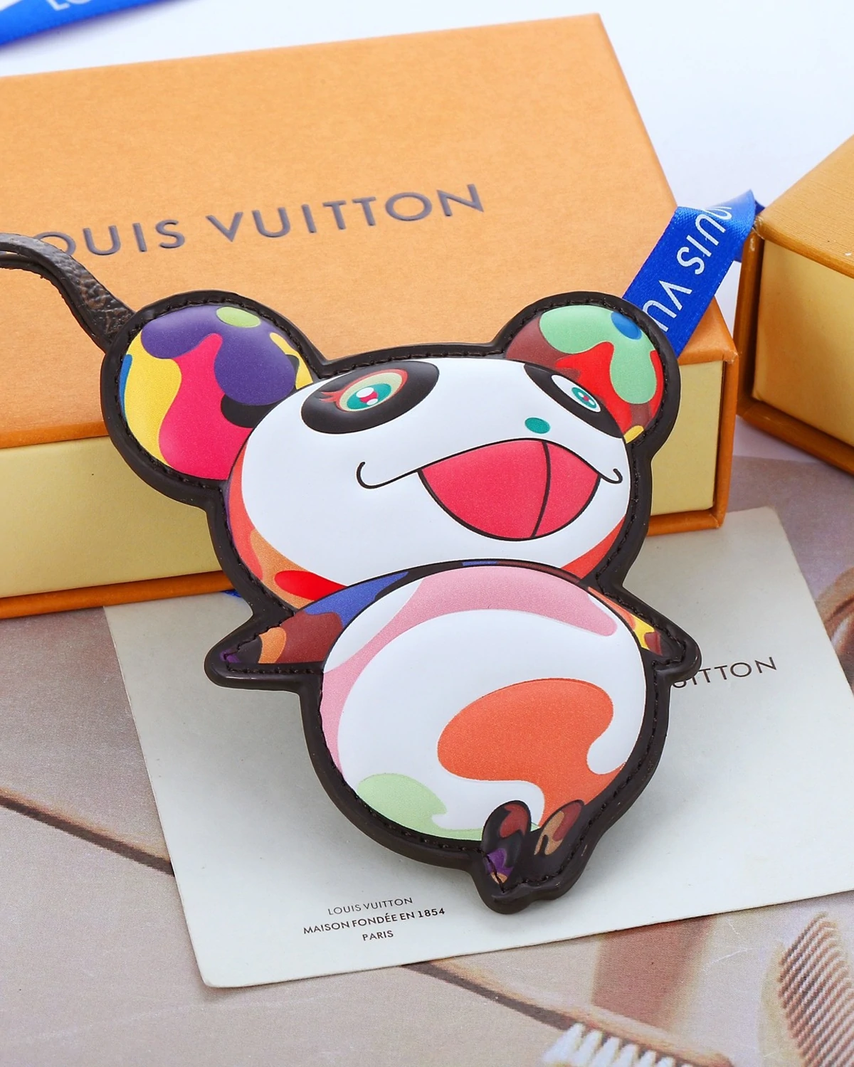 Superflat Panda Bag Charm