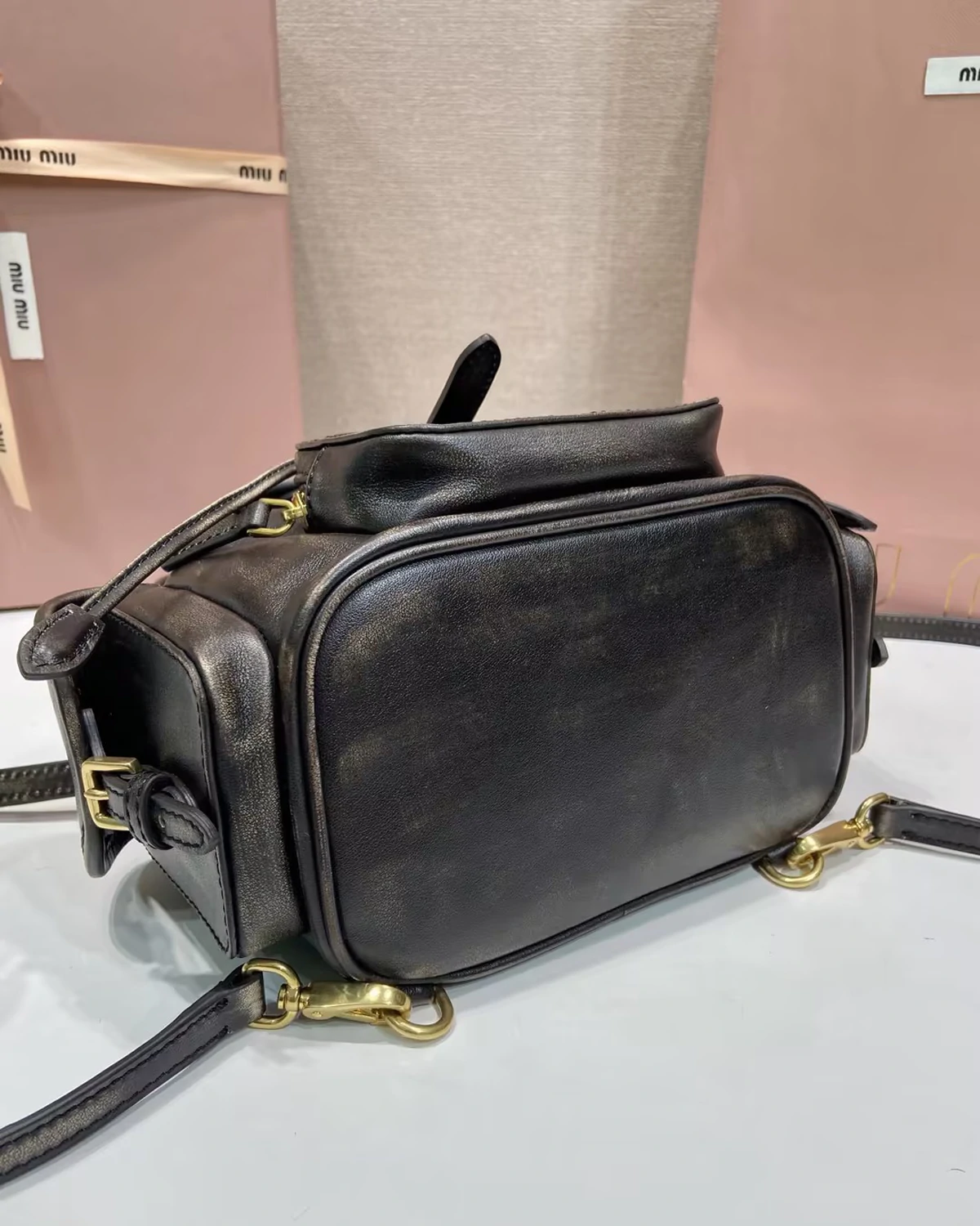 leather-backpack -vintage-brown