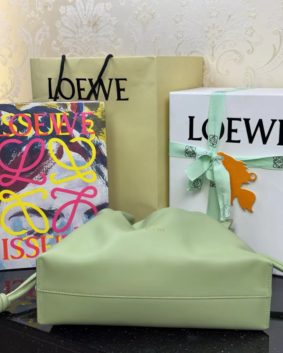 mini-flamenco-light-green-women’s-leather-bag