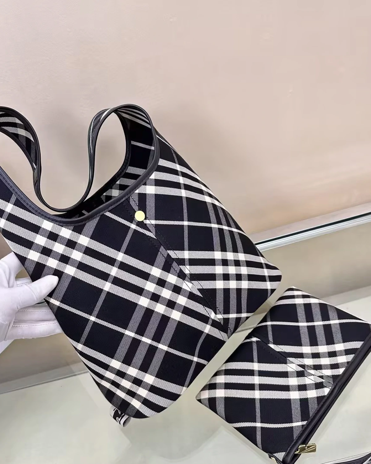 small-check-shoulder-bag