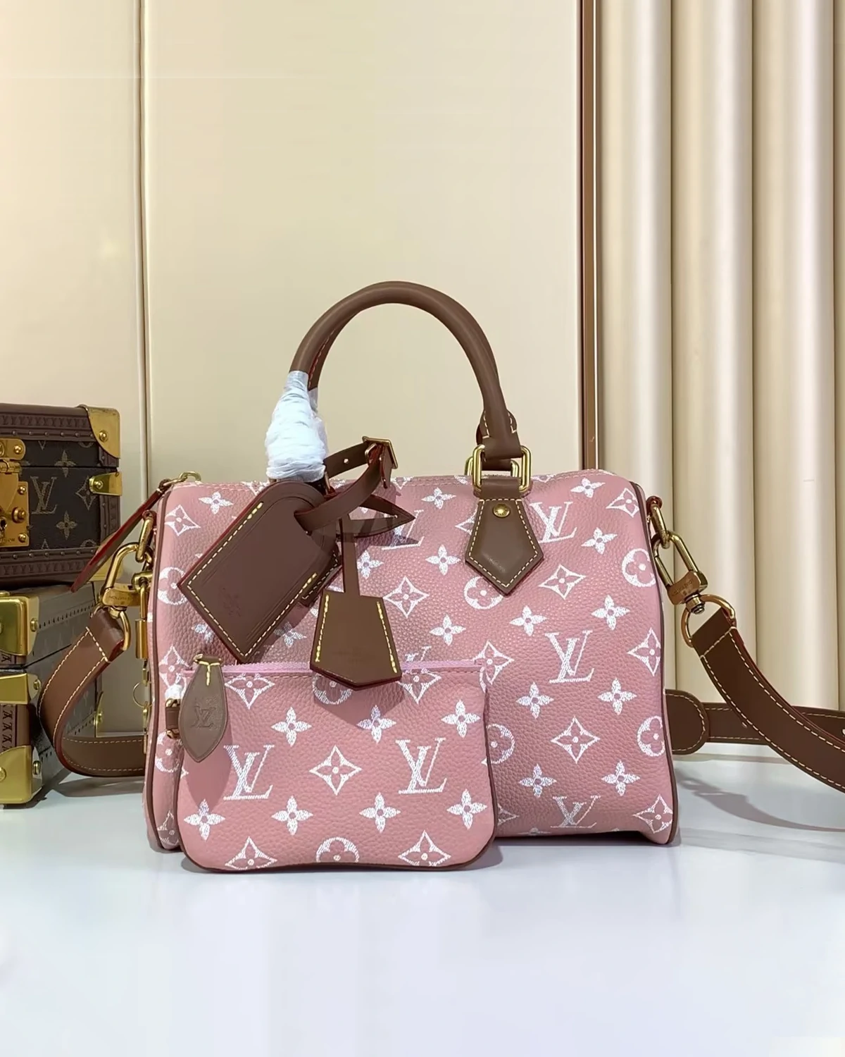 Speedy P9 Bandoulière 25 “Lotus Root Pink ”