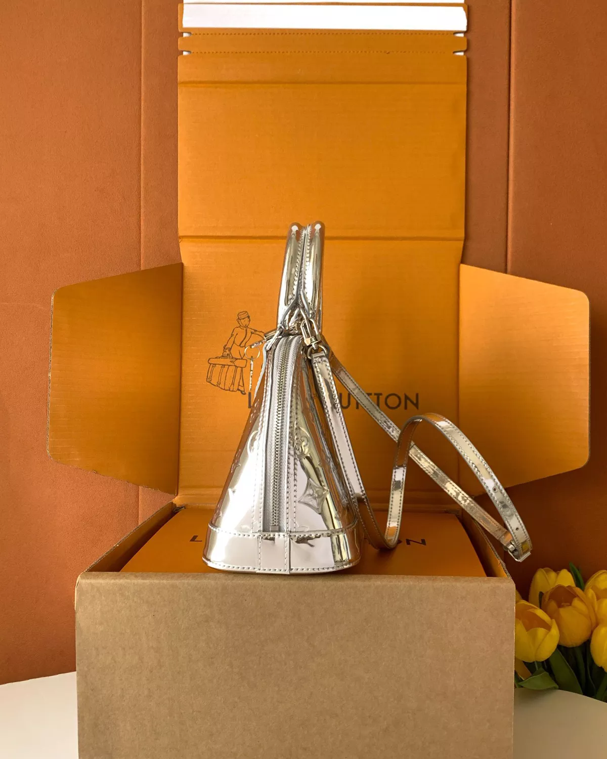 Alma BB “Monogram Miroir Silver”