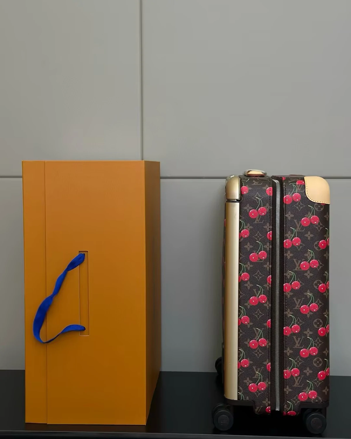 Horizon 55 “ Cherry Brown Monogram”