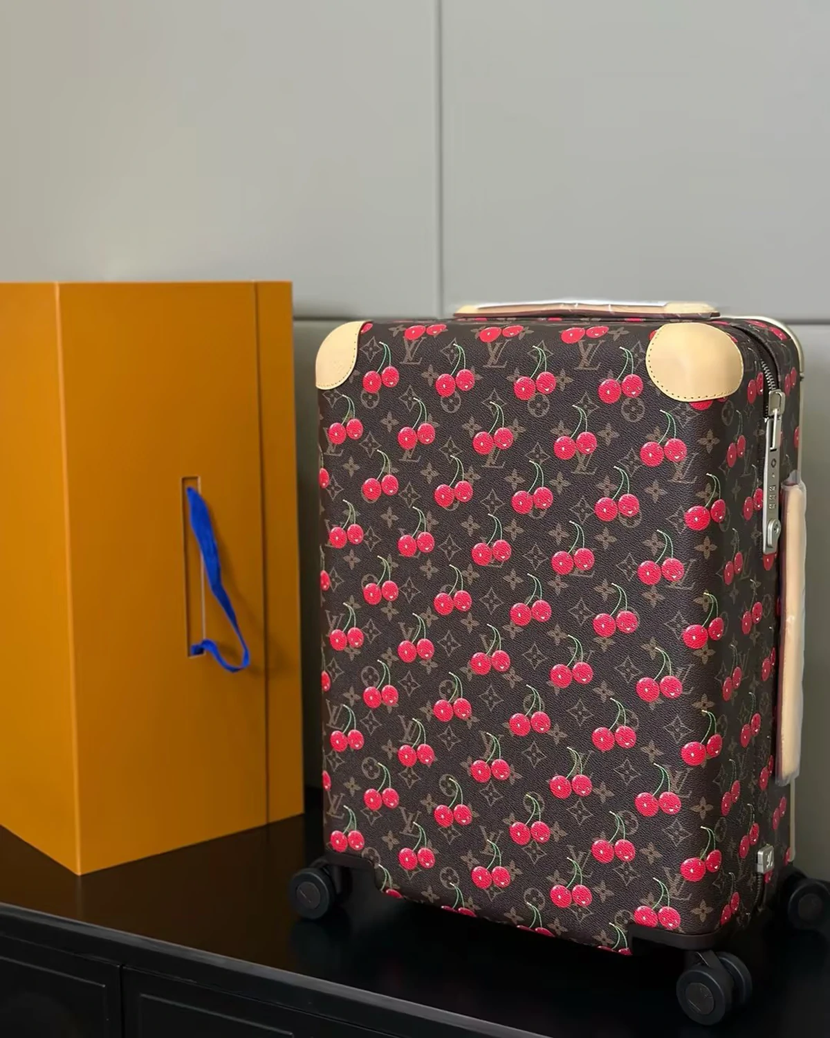 Horizon 55 “ Cherry Brown Monogram”