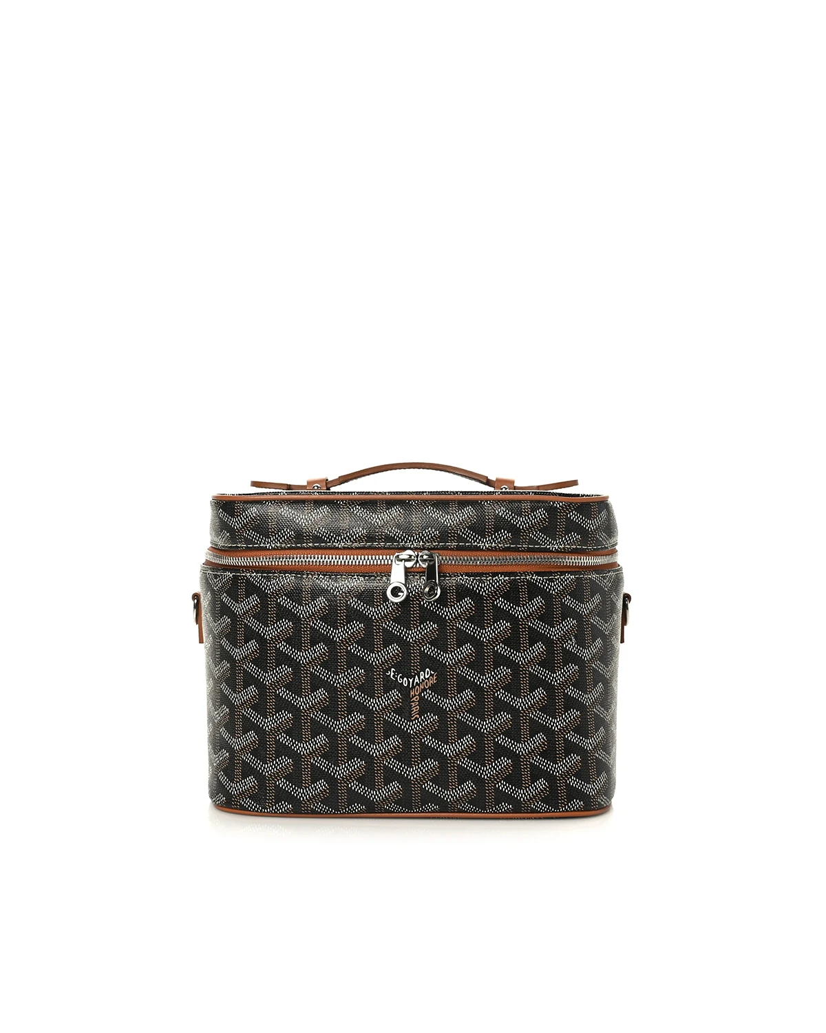 Muse Vanity Case Coated Canvas “Black Gold”