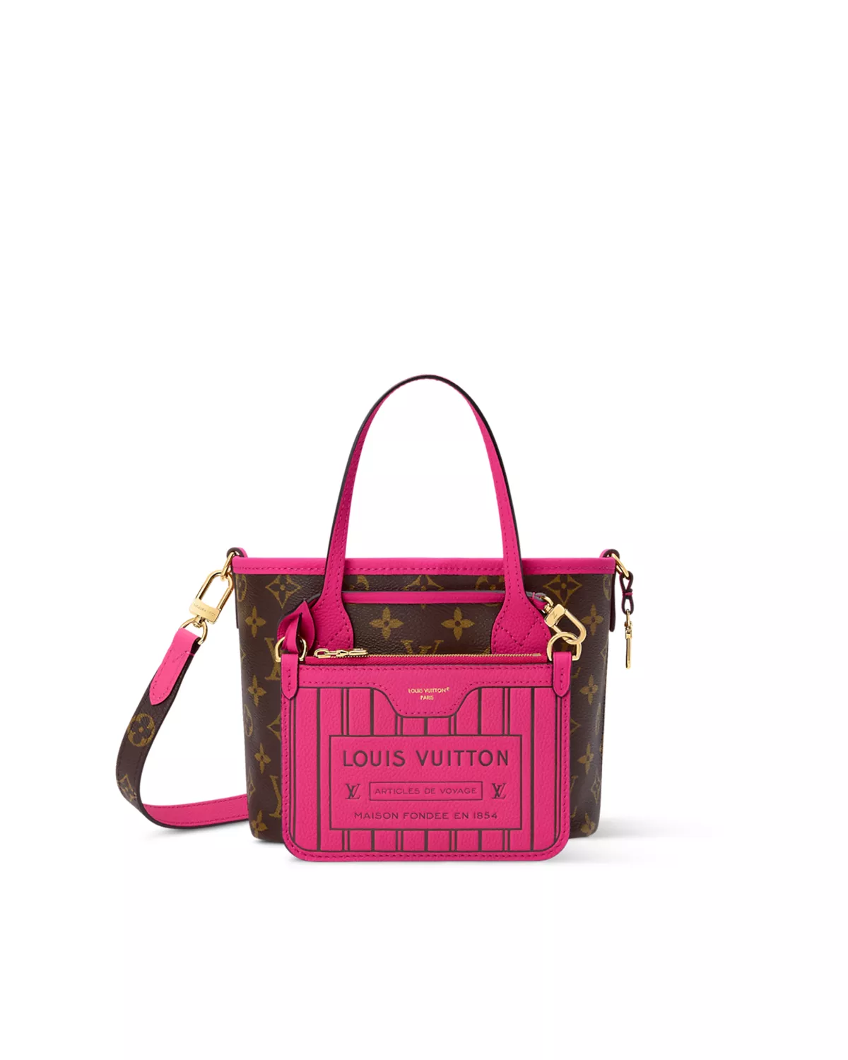 Neverfull Inside Out BB “Rose Pondichery”