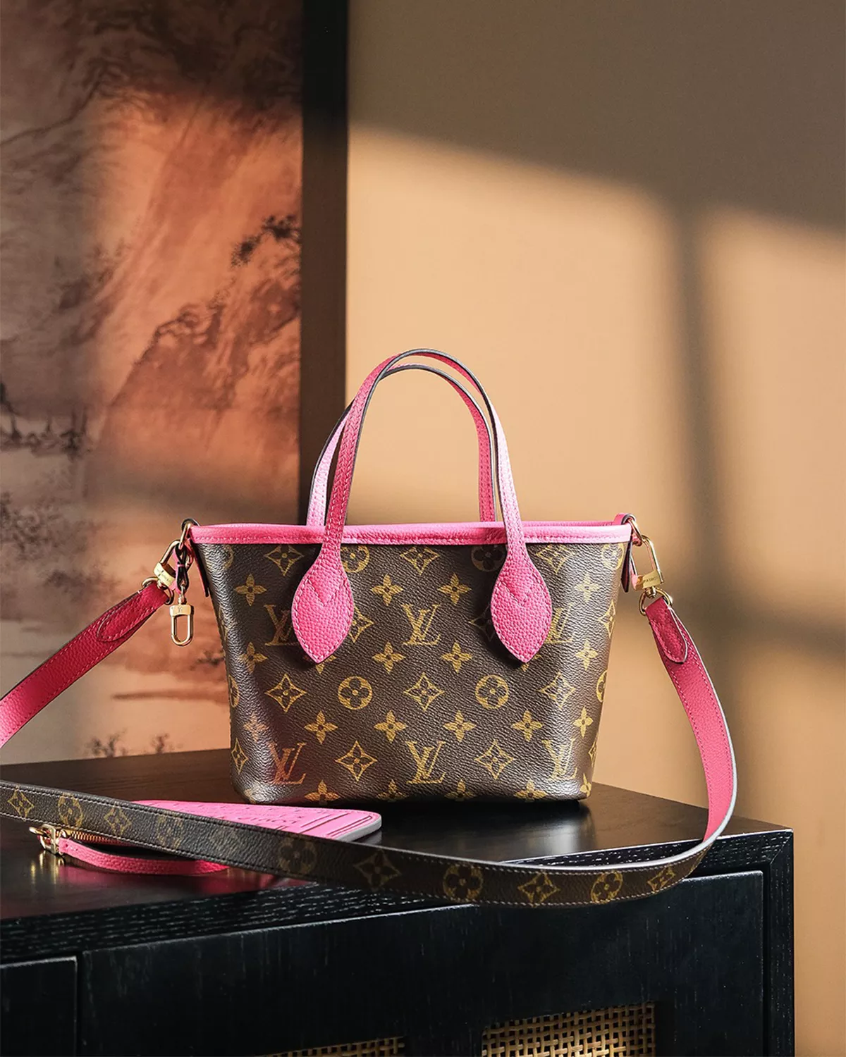 Neverfull Inside Out BB “Rose Pondichery”