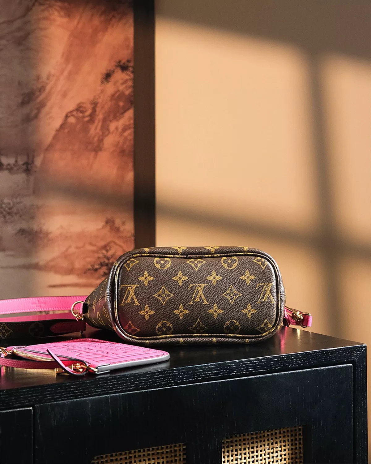 Neverfull Inside Out BB “Rose Pondichery”