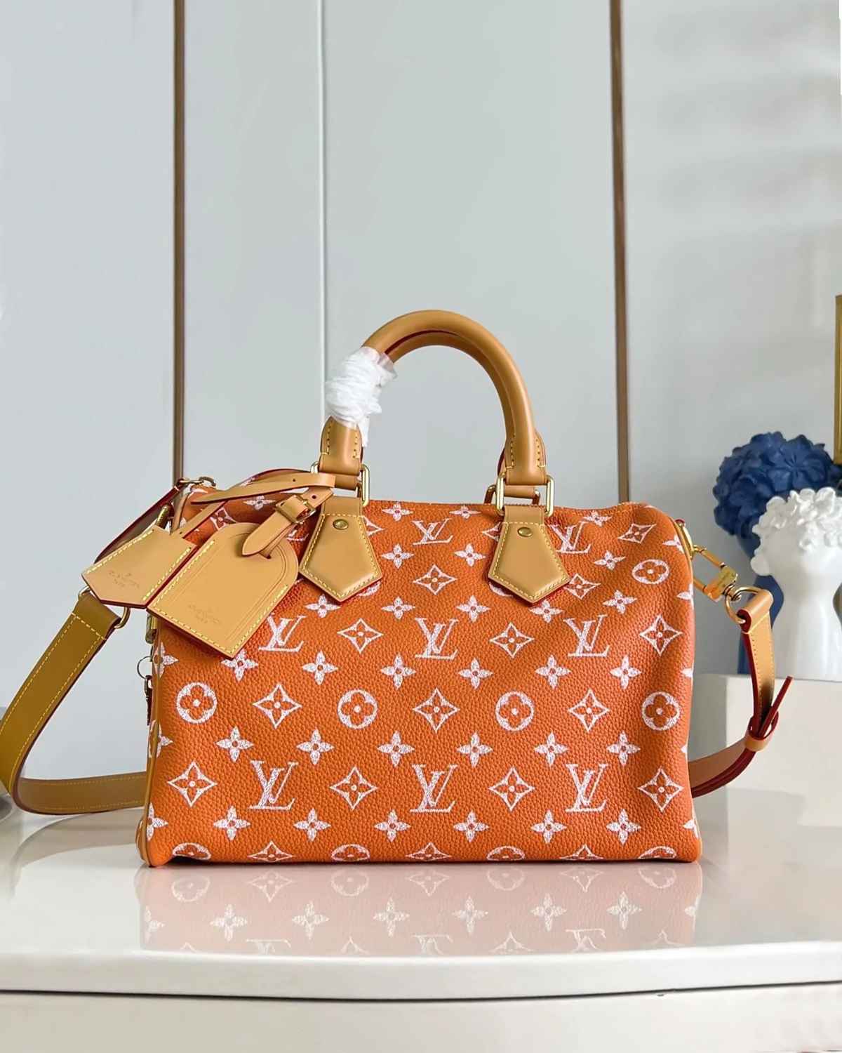 Speedy P9 Bandoulière 30 “Dark Orange”