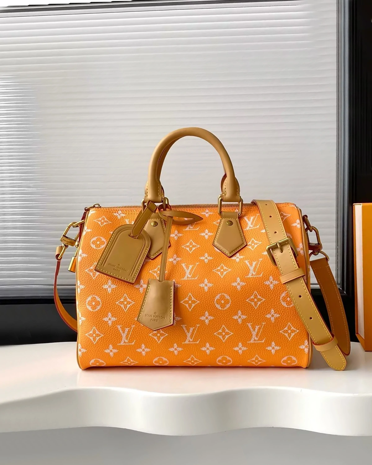 Speedy P9 Bandoulière 30 “Orange”